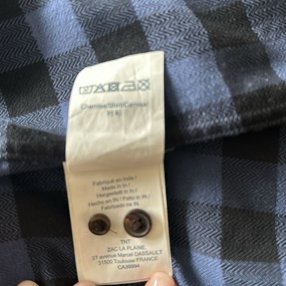 Serge Blanco men’s cotton button down - Picture 7 of 8